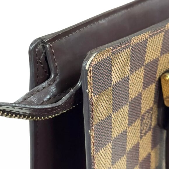 LOUIS VUITTON Handbag N51145 Damier canvas Damier Venice PM used - Picture 6 of 12